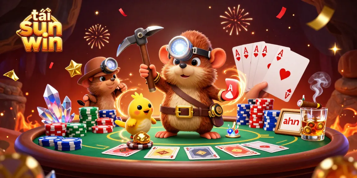 Experience thrilling gameplay with tải sun win while mining treasures in a vibrant casino atmosphere.
